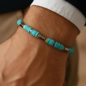 Turquoise Beaded Bracelet